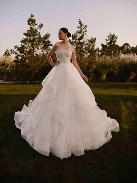 Diana Gown – Majestic Beaded Corset & Tiered Tulle Skirt