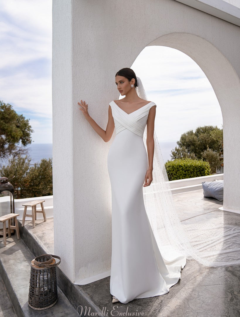 lady edith's wedding dress Silviamo S-594-Edith girls handmade dress