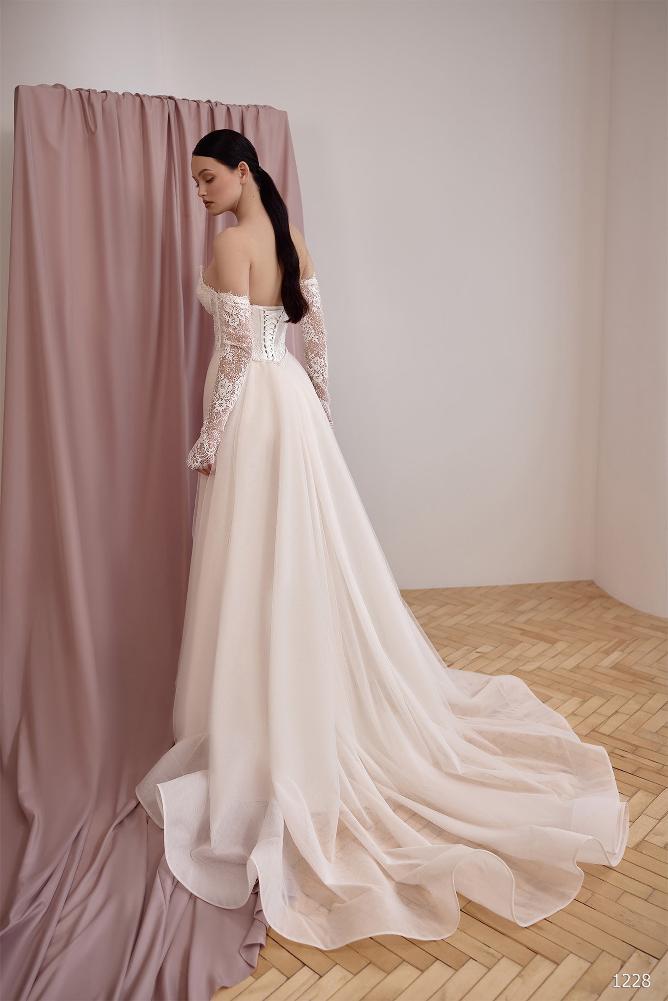 Vissaria v1228 | Strapless Corset Wedding Dress