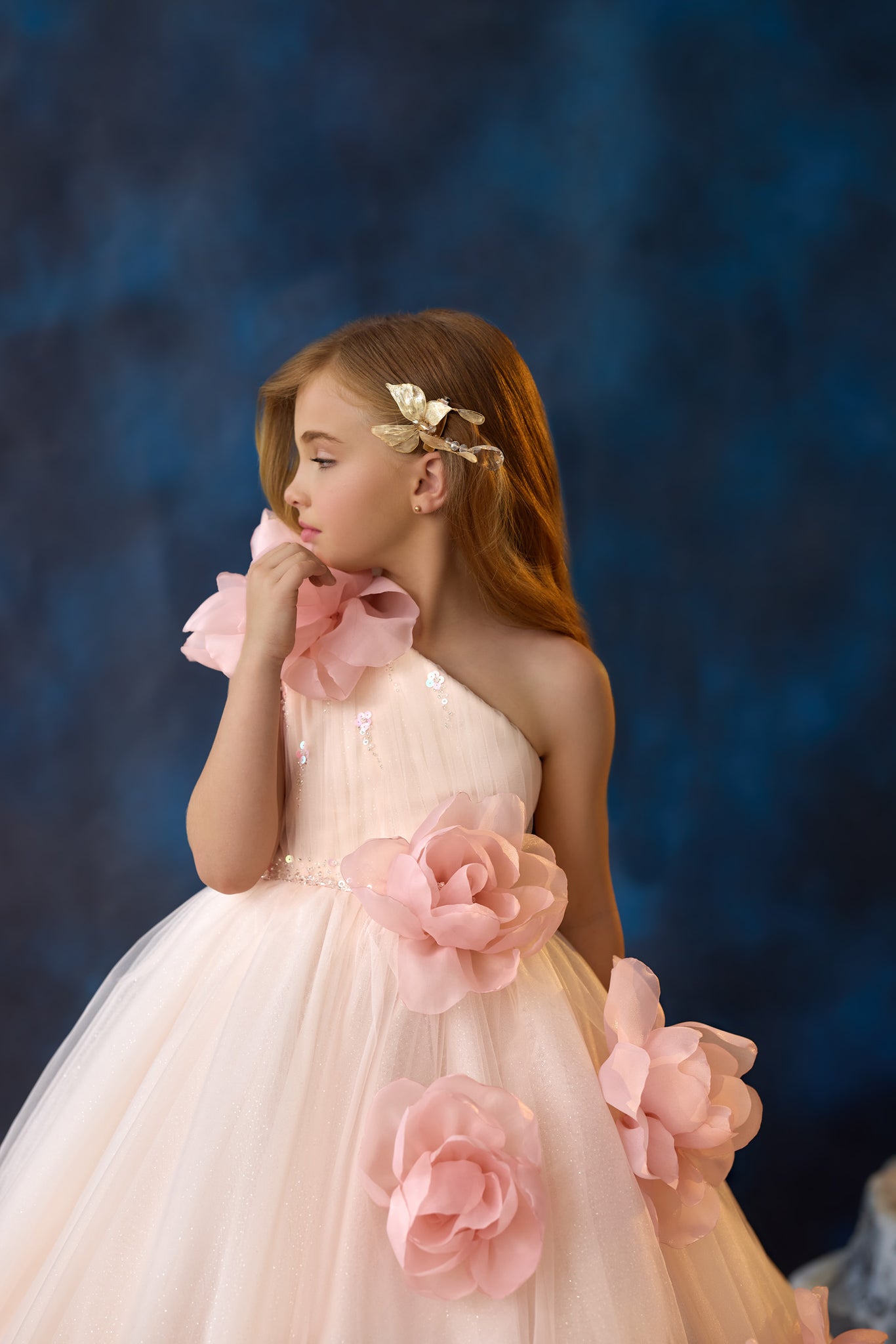 Pentelei 3736 Asymmetrical Dress with One-Shoulder Design and Pink Floral Appliqus | Dreamy and Elegant Silhouette | Marelli exclusive 12--13 (+$60) Pentelei 3736 Asymmetrical Dress with One-Shoulder Design and Pink Floral Appliqus | Dreamy and Elegant Silhouette | Marelli exclusive 12--13 (+$60)
