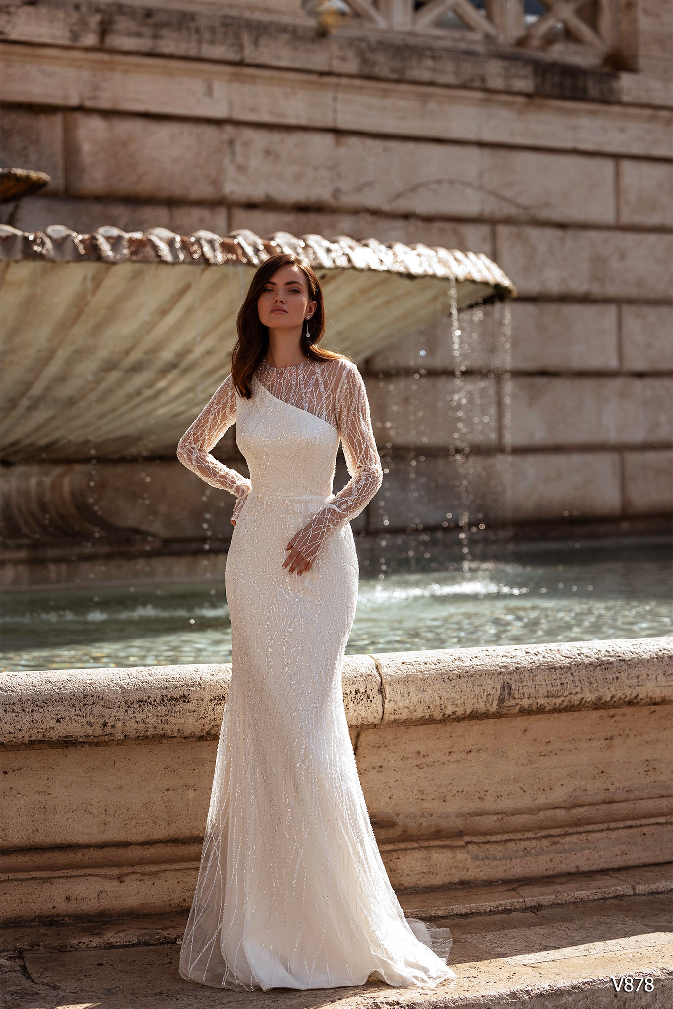 one shoulder trumpet wedding dress 2015 Trumpet /Mermaid One Shoulder Lace Beach Wedding Dress