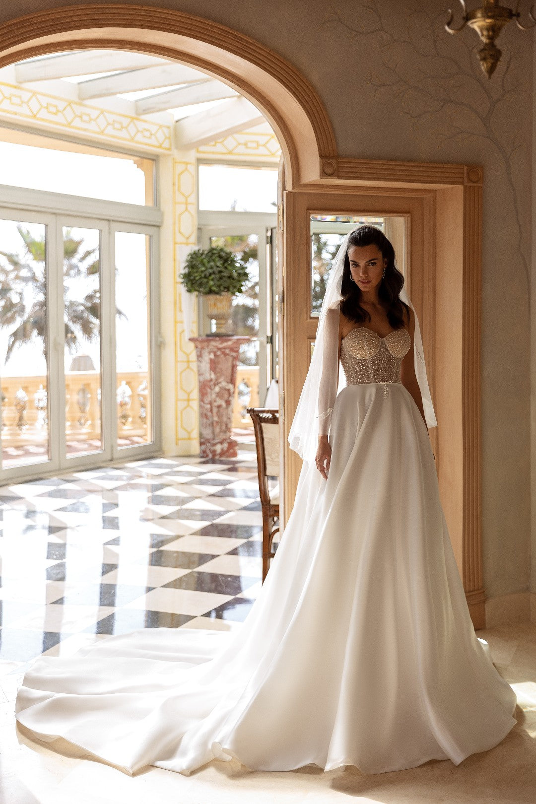 Merita by Perfioni | Elegant Silk Ball Gown