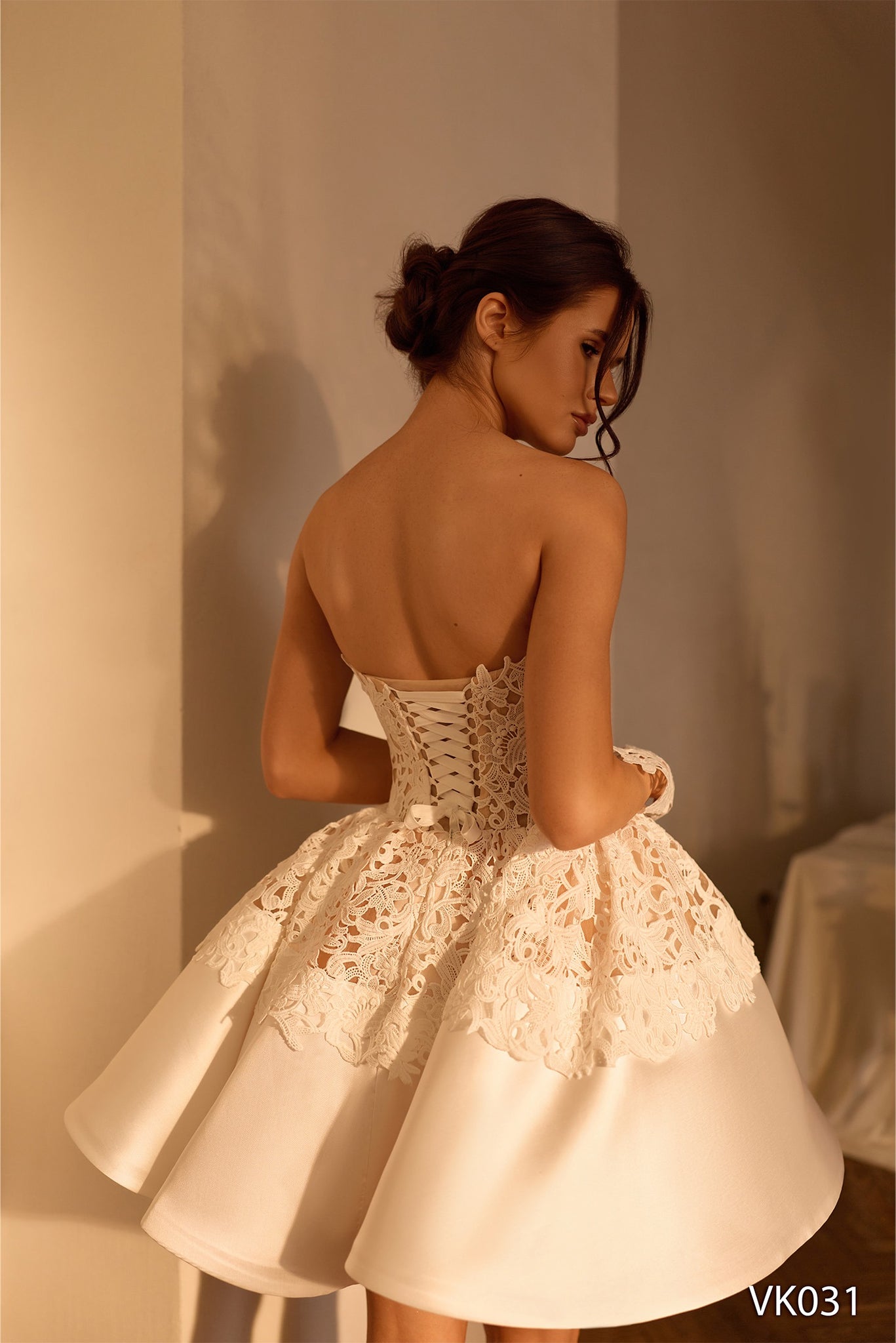 Vissaria VK031 | Vissaria VK 31 Lace Bridal Mini