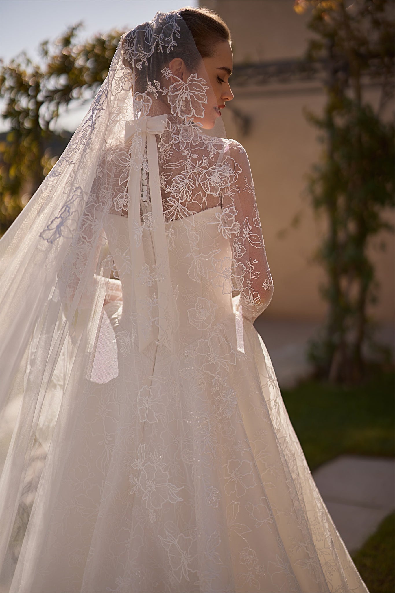 Caprice by Perfioni | Floral Lace A-Line Wedding Dress