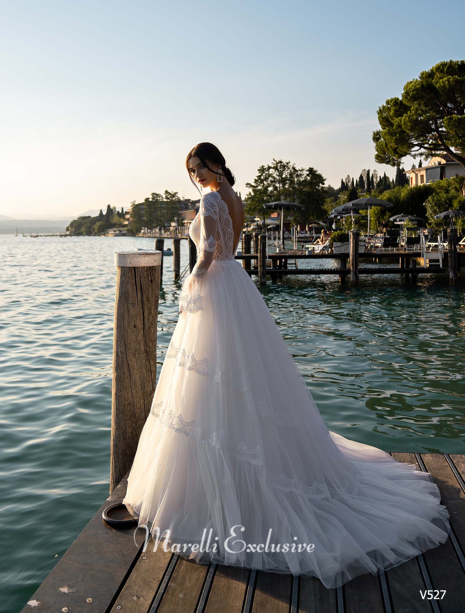Vissaria v527 | Bohemian A-line Wedding Dress