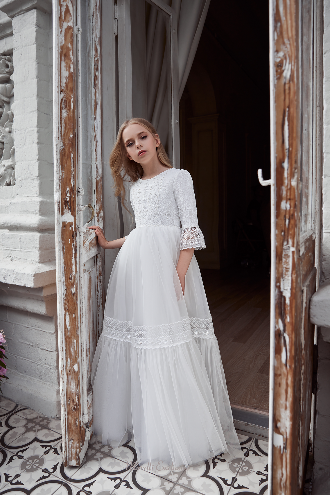 Pentelei 3135 elegance and grace: princess dresses fit for a royal ball  | Girls Formal Dress