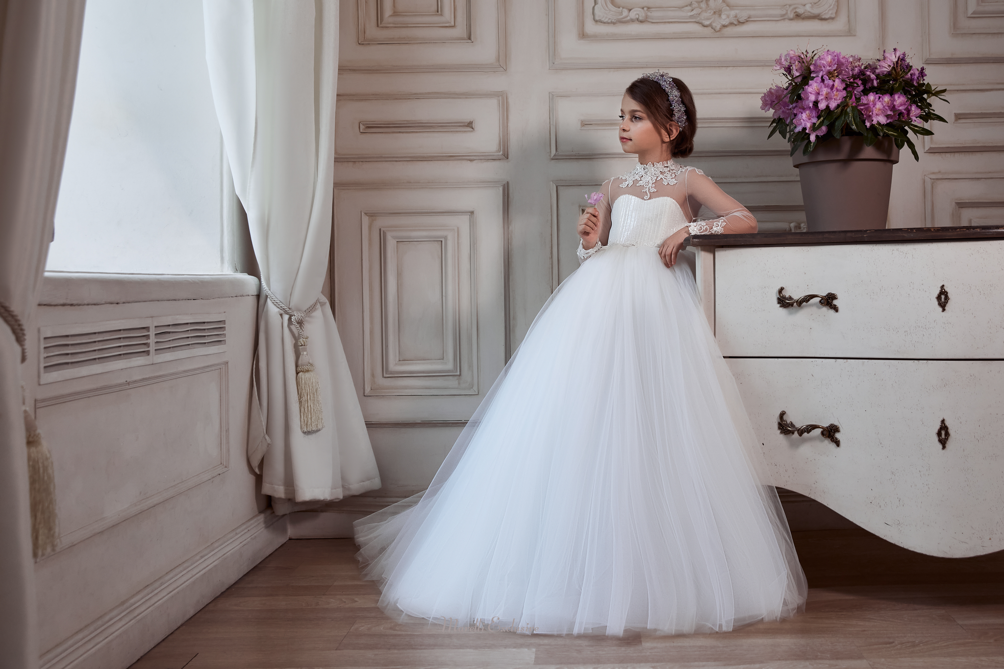Pentelei 3139 wedding-ready dresses for your little princess at marelli exclusive  | Girls Formal Dress