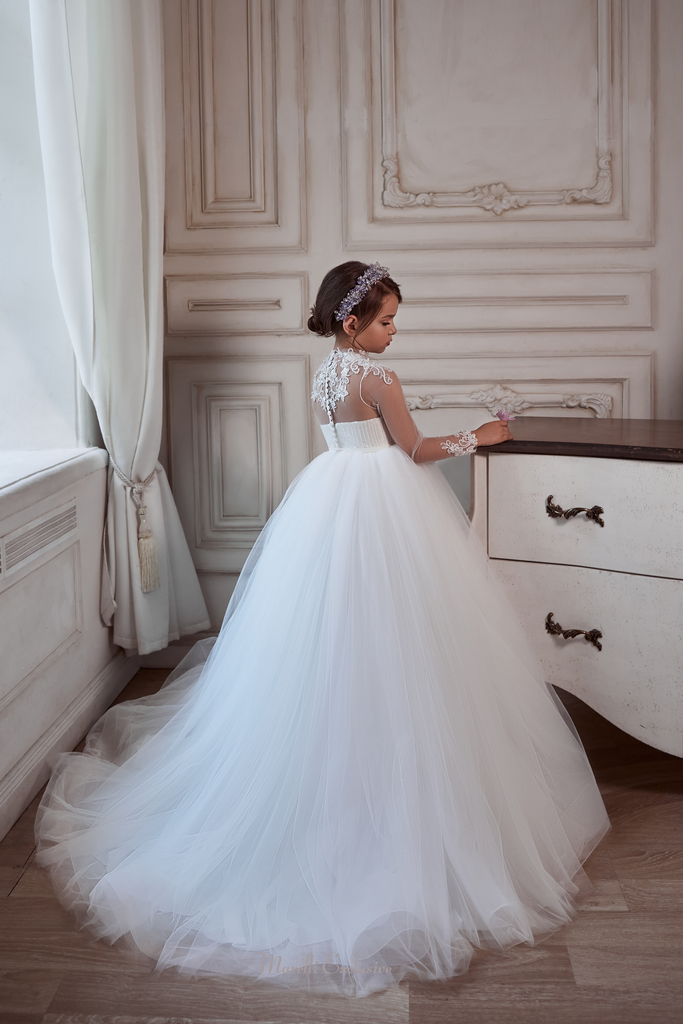 Pentelei 3139 wedding-ready dresses for your little princess at marelli exclusive  | Girls Formal Dress