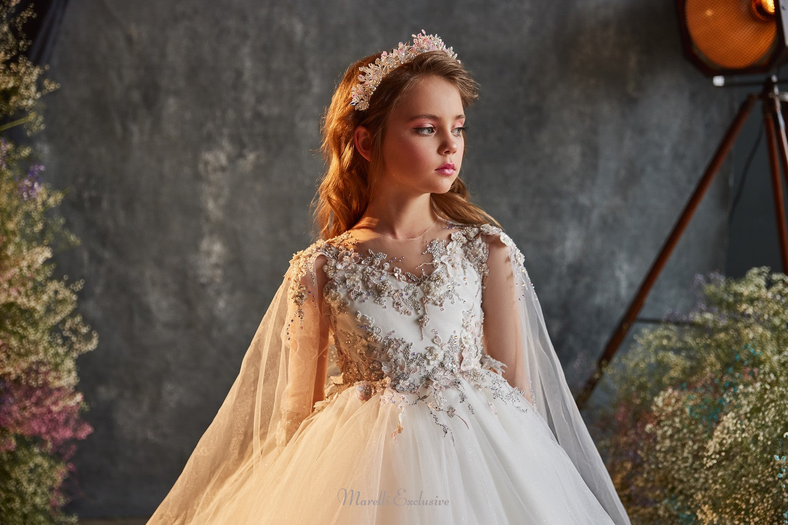 Pentelei 3209 dress your little one in a must-have beauty  | Girls Formal Dress