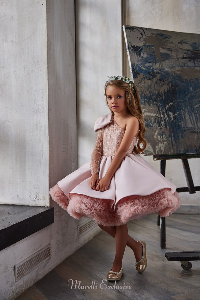 Pentelei 3217 shine like a star in the elegant one-shoulder gown  | Girls Formal Dress